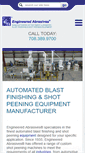 Mobile Screenshot of engineeredabrasives.com